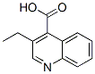 3-ethylquinoline-4-carboxylic acid Struktur