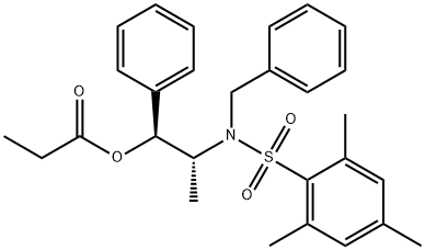 PROPIONIC ACID (1S,2R)-2-[N-BENZYL-N-(MESITYLENESULFONYL)AMINO]-1-PHENYLPROPYL ESTER price.