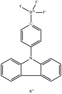 Potassium [4-(9H-carbazol-9-yl)-phenyl]trifluoroboranuide Struktur