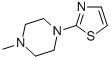 Piperazine, 1-methyl-4-(2-thiazolyl)- (9CI) Struktur