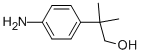 2-(4-Aminophenyl)-2-methylpropan-1-ol Struktur