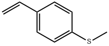 Benzene, 1-ethenyl-4-(methylthio)- Struktur