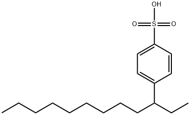 p-(3-dodecyl)benzenesulphonic acid  Struktur