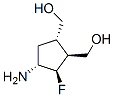 1,2-Cyclopentanedimethanol,4-amino-3-fluoro-,[1S-(1alpha,2beta,3beta,4alpha)]-(9CI) Struktur