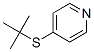 4-(tert-Butylthio)pyridine Struktur