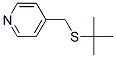 Pyridine, 4-[(tert-butylthio)methyl]- Struktur