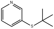 3-(tert-Butylthio)pyridine Struktur