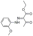 Butanoic acid, 2-[2-(2-Methoxyphenyl)hydrazinylidene]-3-oxo-, ethyl ester Struktur