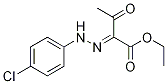 Butanoic acid, 2-[2-(4-chlorophenyl)hydrazinylidene]-3-oxo-, ethyl ester Struktur