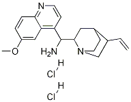 (1S)-(6-Methoxyquinolin-4-yl)(5-vinylquinuclidin-2-yl)MethanaMine dihydrochloride Struktur