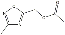 (3-METHYL-1,2,4-OXADIAZOL-5-YL)METHYL ACETATE Struktur