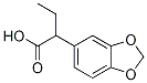 2-Benzo[1,3]dioxol-5-yl-butyric acid Struktur