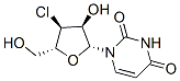 3'-chloro-3'-deoxyuridine Struktur