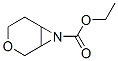 3-Oxa-7-azabicyclo[4.1.0]heptane-7-carboxylic  acid,  ethyl  ester Struktur