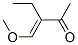 2-Pentanone, 3-(methoxymethylene)- (9CI) Struktur