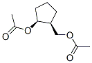 Cyclopentanemethanol, 2-(acetyloxy), acetate, cis- (9CI) Struktur