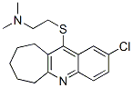 2-Chloro-11-[[2-(dimethylamino)ethyl]thio]-7,8,9,10-tetrahydro-6H-cyclohepta[b]quinoline Struktur