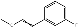 Benzene, 1-fluoro-3-(2-methoxyethenyl)- (9CI) Struktur