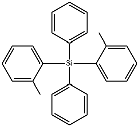 Bis(2-methylphenyl)diphenylsilane Struktur