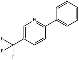 PYRIDINE, 2-PHENYL-5-(TRIFLUOROMETHYL)- Struktur