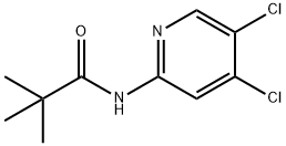 N-(4,5-DICHLOROPYRID-2-YL)-PIVALOYLAMIDE Struktur