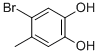 1,2-Benzenediol, 4-bromo-5-methyl- (9CI) Struktur