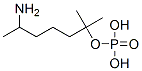 5-amino-1,1-dimethylhexyl dihydrogen phosphate  Struktur