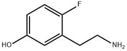 Phenol, 3-(2-aminoethyl)-4-fluoro- (9CI) Struktur