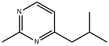 Pyrimidine, 2-methyl-4-(2-methylpropyl)- (9CI) Struktur