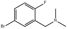 4-BroMo-2-(diMethylaMinoMethyl)-1-fluorobenzene Struktur