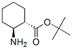 Cyclohexanecarboxylic acid, 2-amino-, 1,1-dimethylethyl ester, (1S-trans)- Struktur