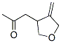 2-Propanone, 1-(tetrahydro-4-methylene-3-furanyl)- (9CI) Struktur