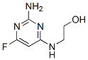 Ethanol, 2-[(2-amino-6-fluoro-4-pyrimidinyl)amino]- (9CI) Struktur