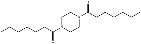 1,4-Diheptanoylpiperazine Struktur