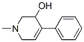 1-methyl-4-phenyl-1,2,3,6-tetrahydro-3-pyridinol Struktur