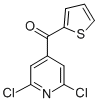 (2,6-Dichloro-4-pyridinyl)-2-thienyl-methanone Struktur