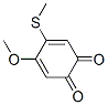 4-Methoxy-5-(methylthio)-o-benzoquinone Struktur