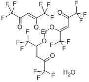 ERBIUM (III) HEXAFLUOROACETYLACETONATE HYDRATE Struktur