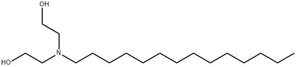 2,2'-(tetradecylimino)bisethanol Struktur