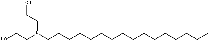 2,2'-(hexadecylimino)bisethanol  Struktur