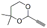 1,3-Dioxane, 2-ethynyl-4,4-dimethyl- (9CI) Struktur