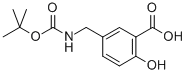 5-(BOC-AMINO)METHYL-2-HYDROXY-BENZOIC ACID Struktur