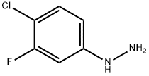 HYDRAZINE,(4-CHLORO-3-FLUOROPHENYL)- Struktur