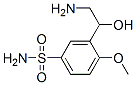 3-(2-AMINO-1-HYDROXYETHYL)-4-METHOXYBENZENE-1-SULFONAMIDE Struktur