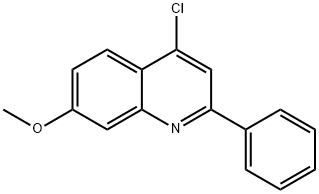 4-Chloro-7-methoxy-2-phenylquinoline Struktur