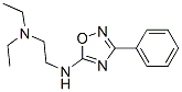 N,N-diethyl-N'-(3-phenyl-1,2,4-oxadiazol-5-yl)ethylenediamine  Struktur