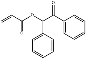 2-oxo-1,2-diphenylethyl acrylate  Struktur