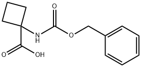 CBZ-1-AMINO-1-CYCLOBUTANECARBOXYLIC ACID Struktur