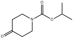 1-Piperidinecarboxylic  acid,  4-oxo-,  1-methylethyl  ester Struktur