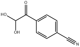 4-CYANOPHENYLGLYOXAL HYDRATE Struktur